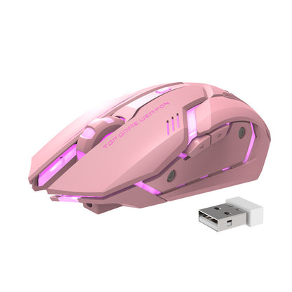 Silent Wireless Charging Gaming Mouse