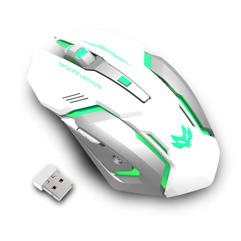 Silent Wireless Charging Gaming Mouse