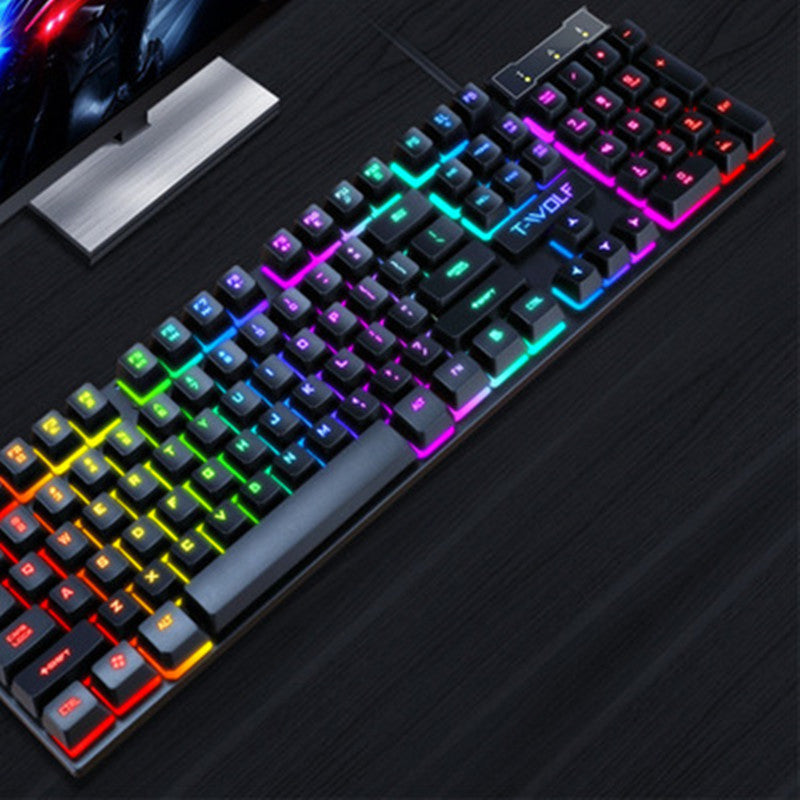 USB Luminous Floating Gaming Keyboard